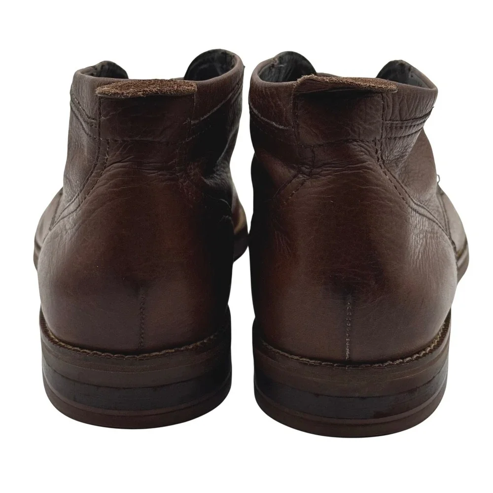 Cole Haan C11847 Chukka‎ Boots Mens 11 Brown Leather Casual Dress Lace Up